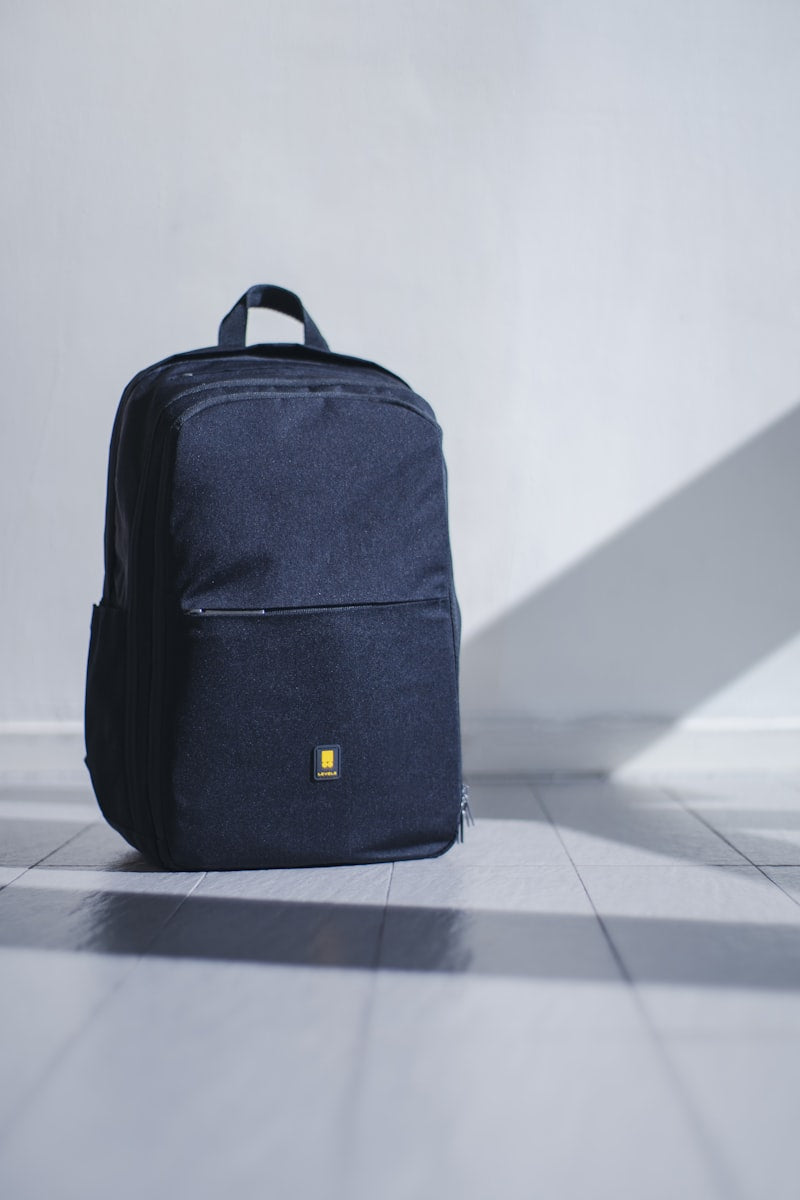 Canvas duffle gym bag